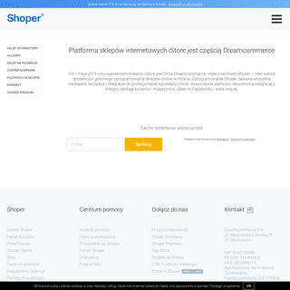 Platforma sklepów internetowych iStore | Shoper