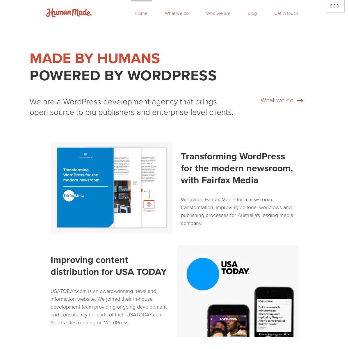 Human Made — WordPress at Enterprise Scale.