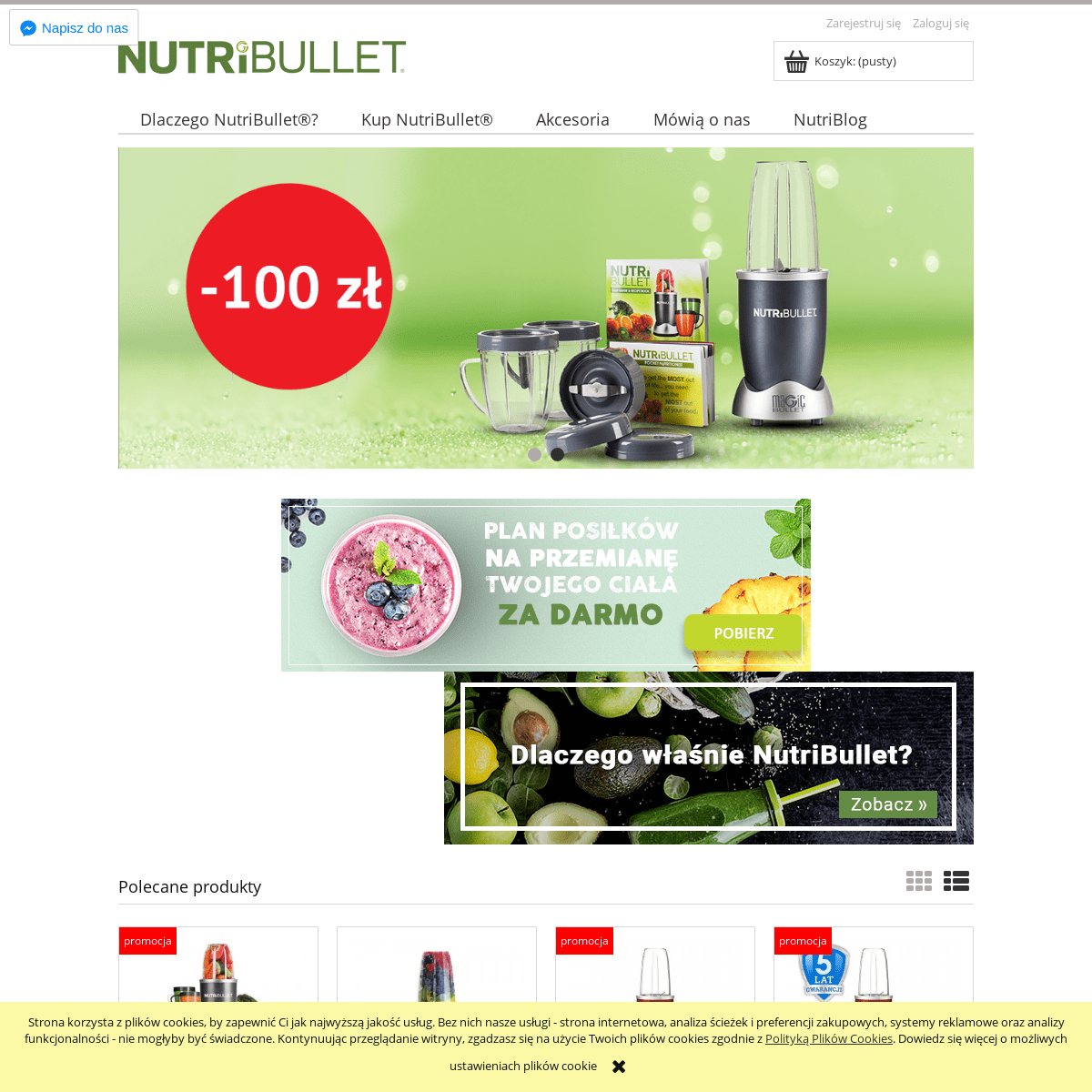 NutriBullet® - Blender Kielichowy - Oficjalny Polski Dystrybutor