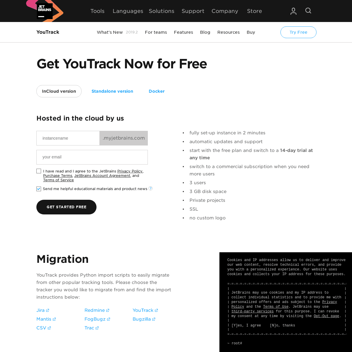 Get YouTrack: Issue Tracking and Project Management Tool