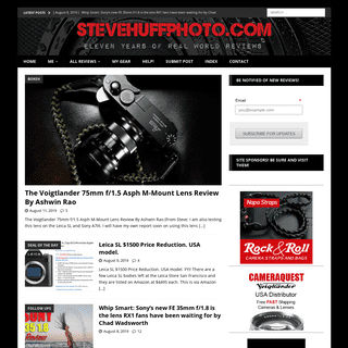 Steve Huff Photo - Camera and Lens Reviews. Leica, Olympus, Sony, Nikon, Pentax, Canon and more!