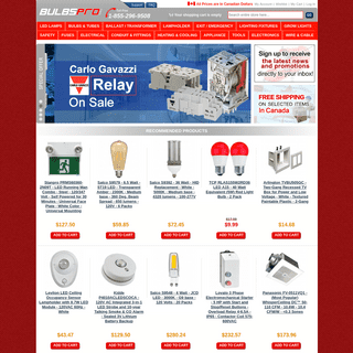 Buy Light Bulbs and Lamps from Canada's No.1 Online Wholesaler