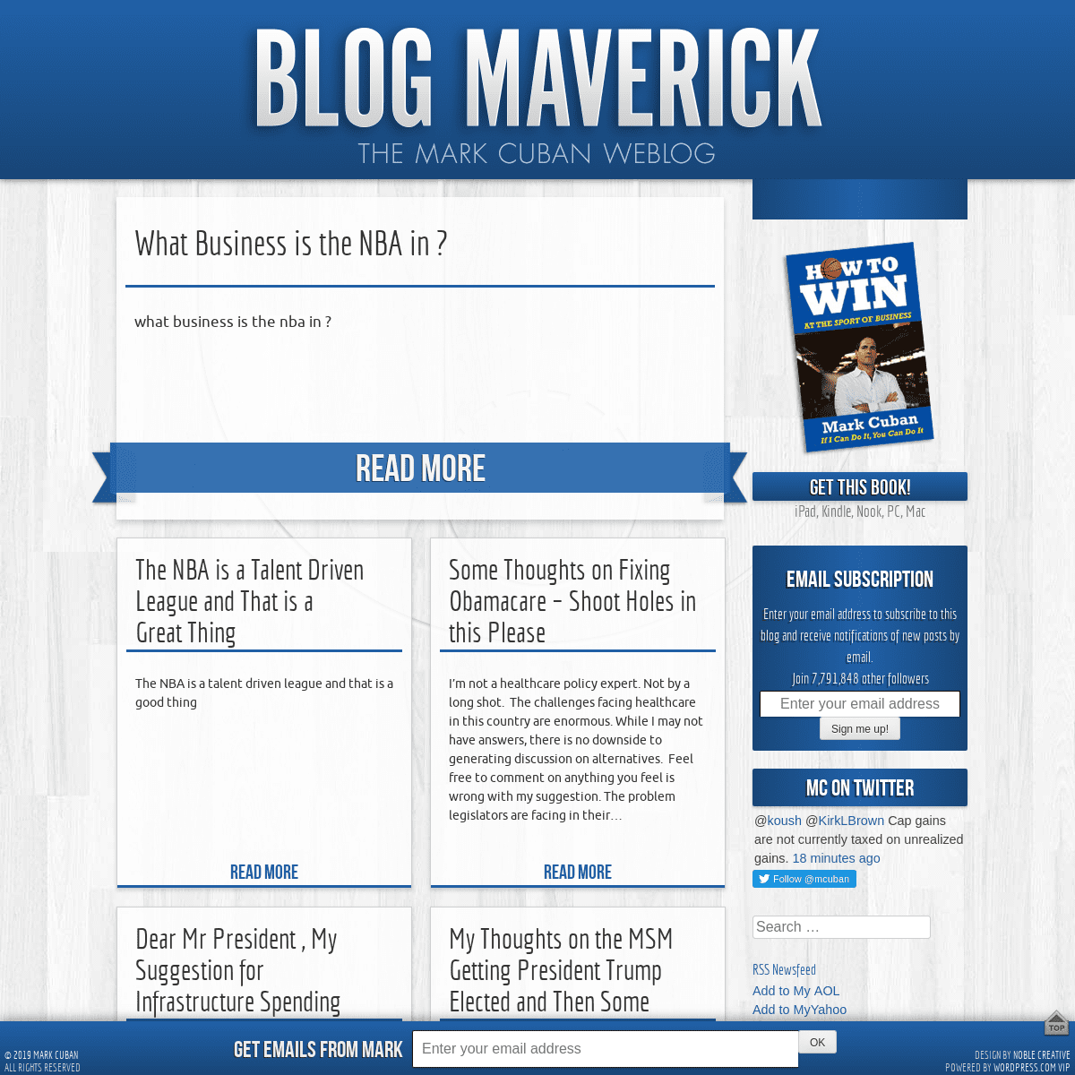 A complete backup of blogmaverick.com