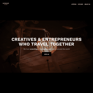 Nomad House - retreats for creatives