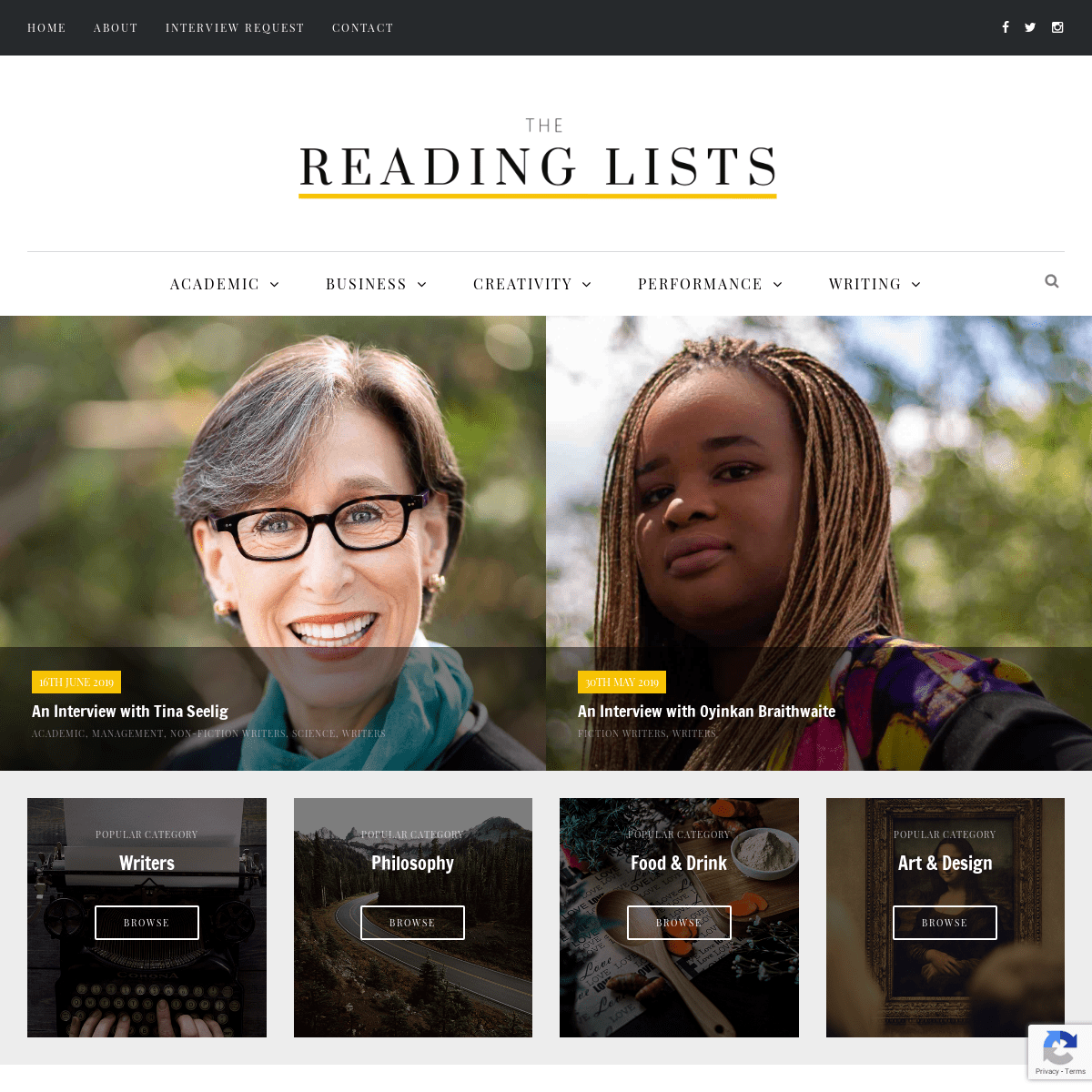 The Reading Lists |