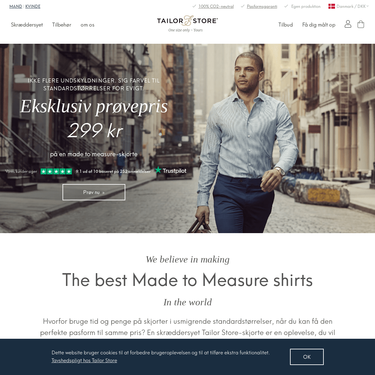 Tailor Store: One Size Only – Yours. | Tailor Store®