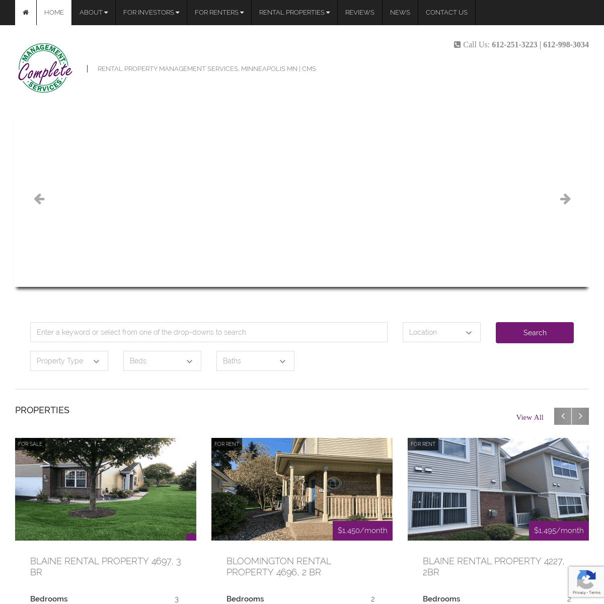 Homepage - Rental Property Management Services, Minneapolis MN | CMS