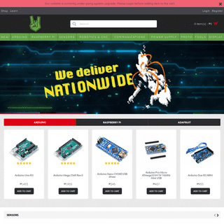 Circuitrocks Philippines,  Arduino and Raspberry Pi Kits