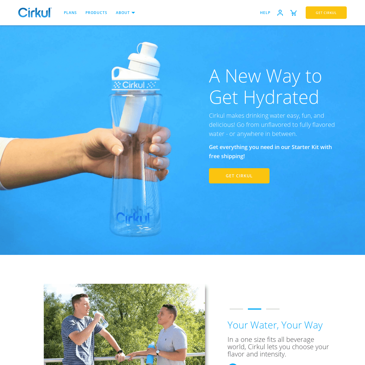 Cirkul | Customize your flavor, drink more water. Try it free.
