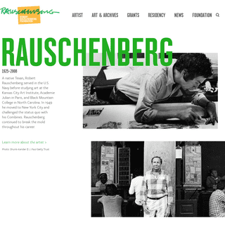 Robert Rauschenberg Foundation |