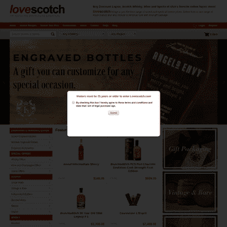 Online Liquor Store | Buy Liquor, Best Scotch Whisky, Wine & Spirits at Lovescotch.com