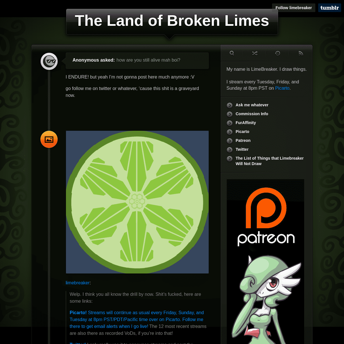 The Land of Broken Limes