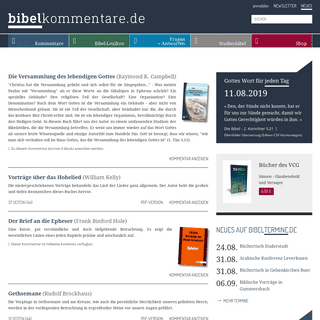 Startseite :: bibelkommentare.de