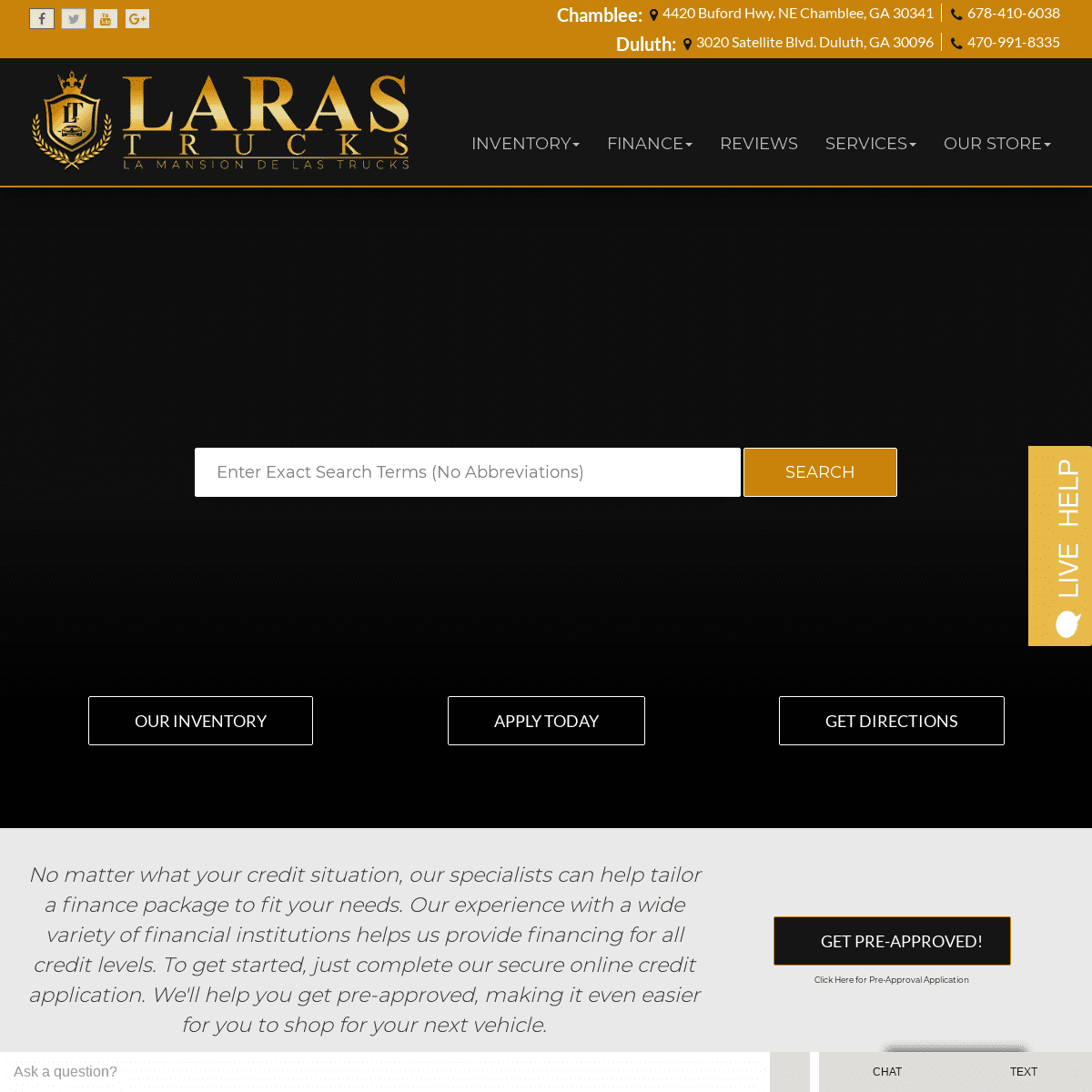 A complete backup of larastrucks.com