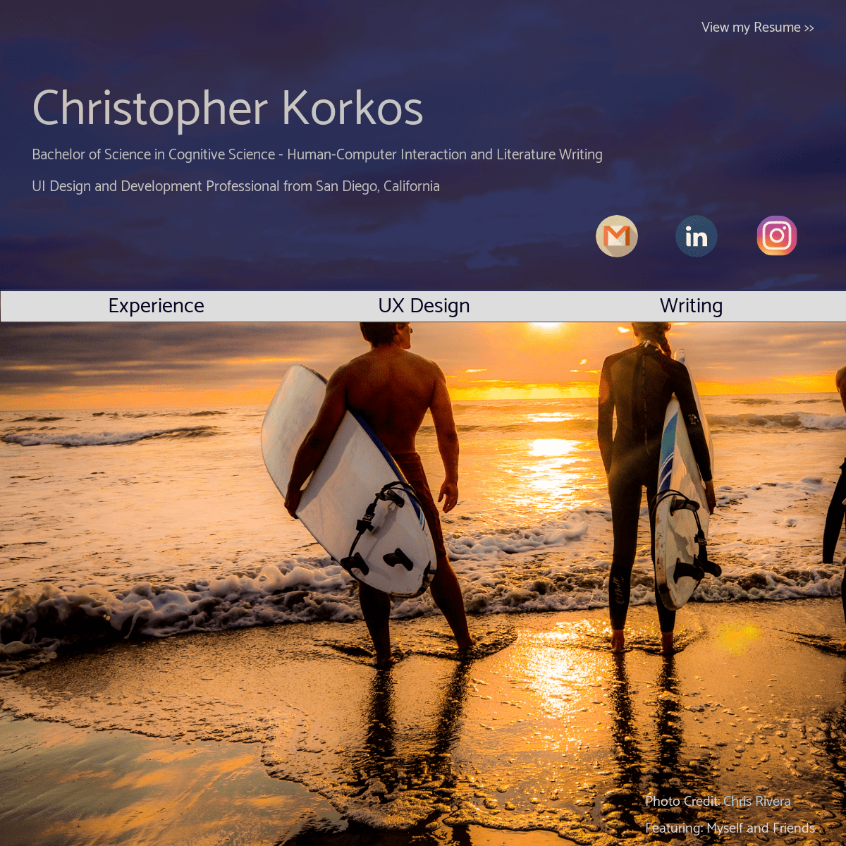 Chris Korkos - UX Design & Writing