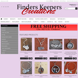 Finders Keepers Creations - Personalized Jewelry and Fashion Accessories