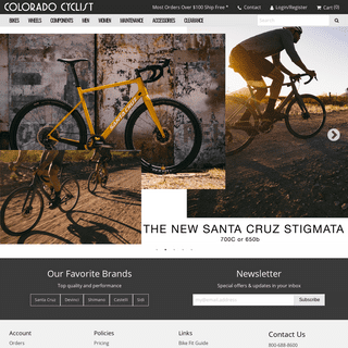 The Colorado Cyclist | Shop for Bicycles, Bike Parts and Accessories