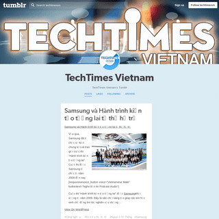 A complete backup of techtimesvn.tumblr.com