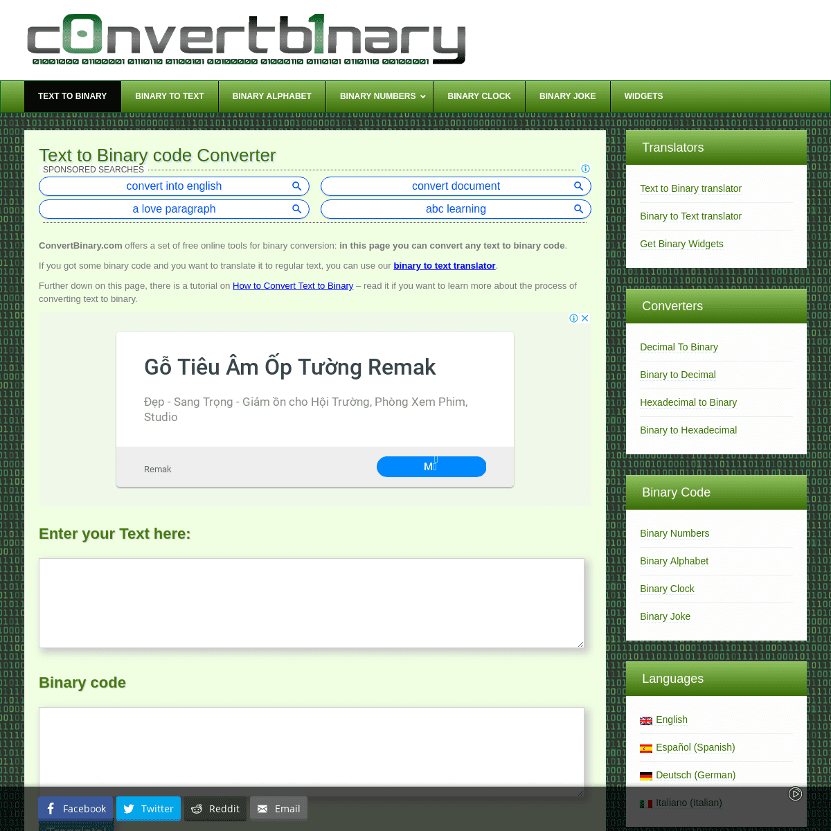 Text to Binary Converter ▷ Convert any Text to Binary Code