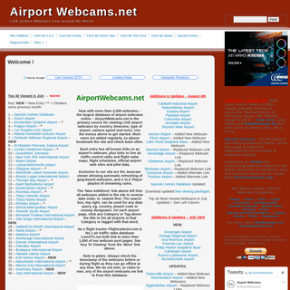 Live Airport Webcams from around the World. View airport traffic - airliners, private aircraft, business jets, helicopters and m