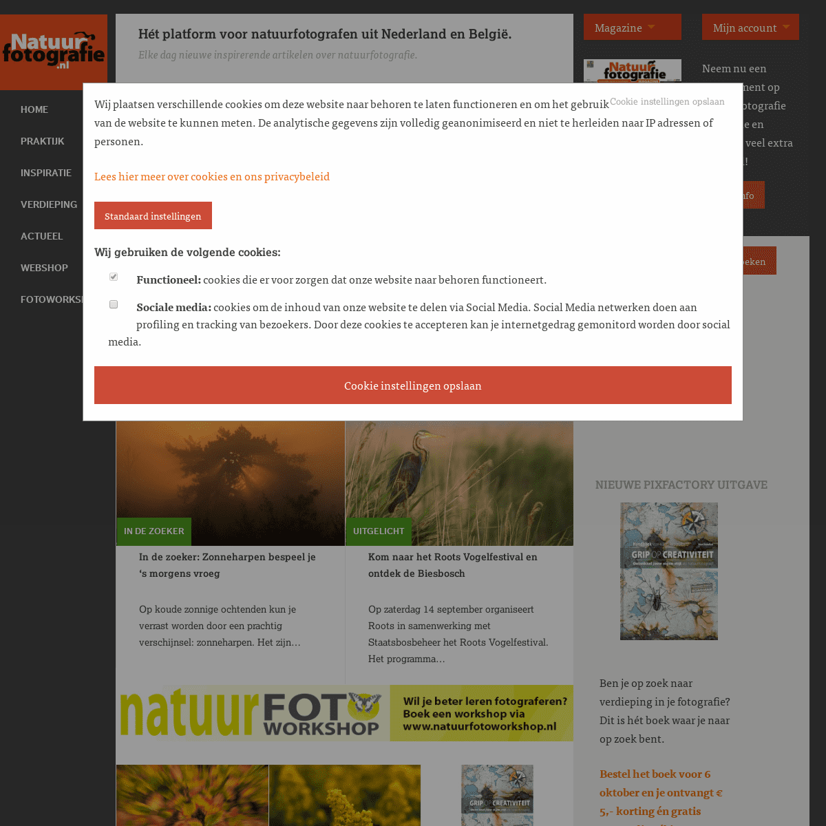 Natuurfotografie - het platform voor natuurfotografen
