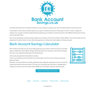 A complete backup of bankaccountsavings.co.uk