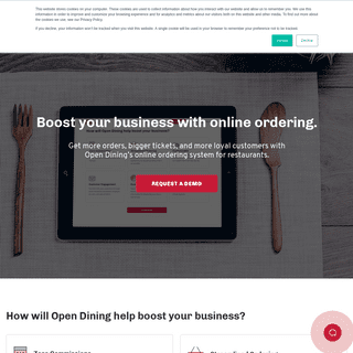 Online Ordering System for Restaurants | Open Dining