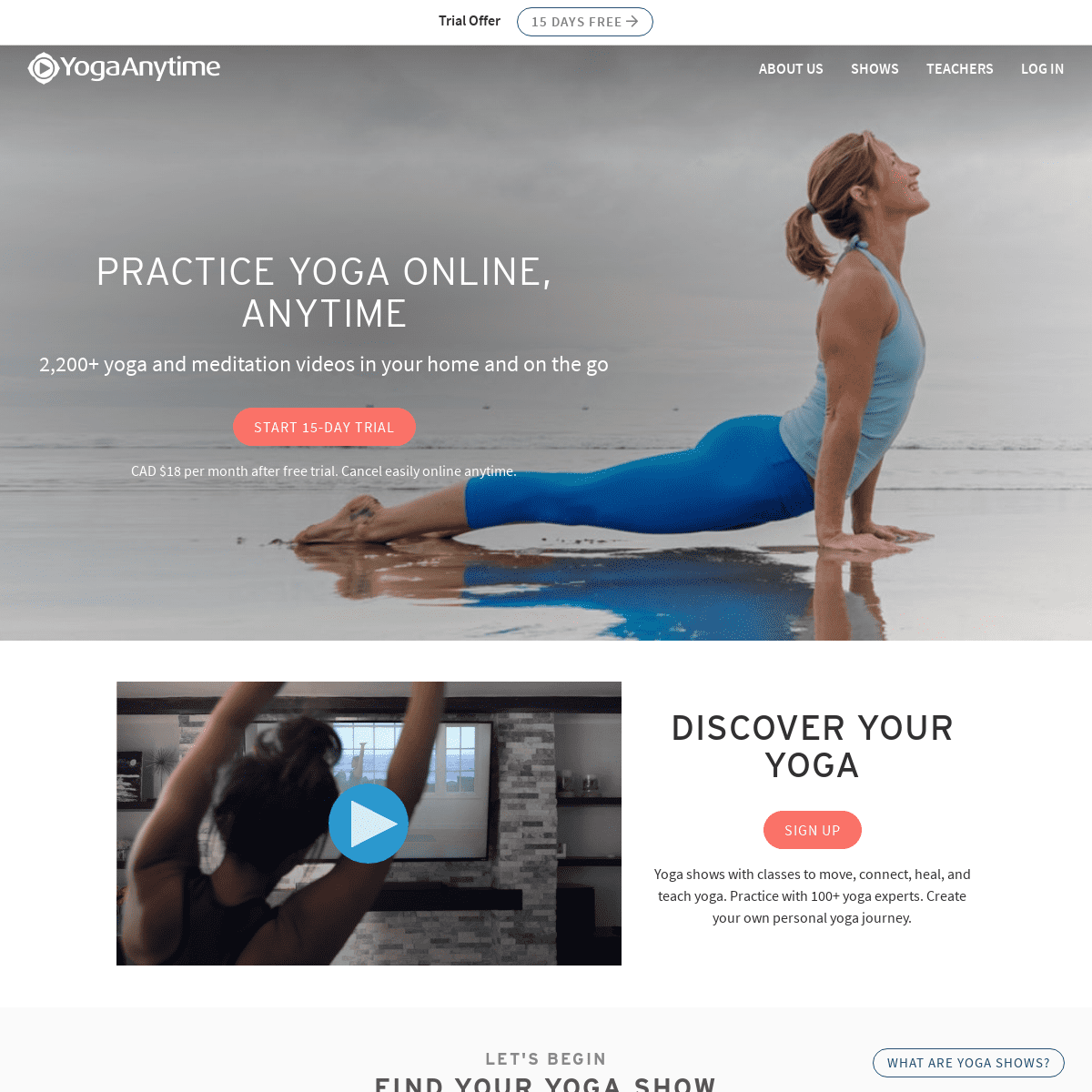 virtual yoga anytime fitness