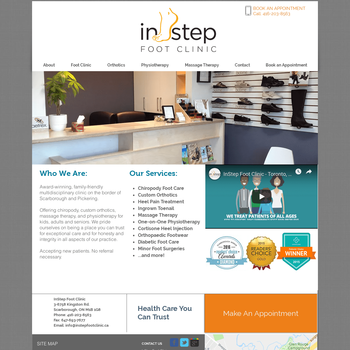 InStep Foot Clinic | Chiropodist | Scarborough, ON