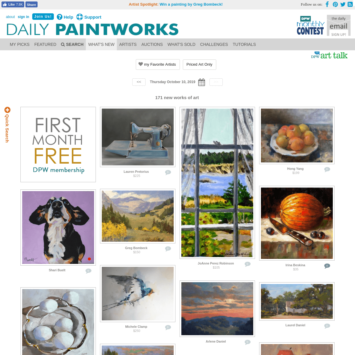 A complete backup of dailypaintworks.com