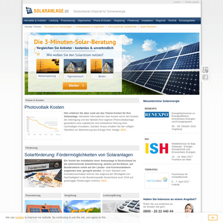 Solaranlage.de - Alles zu Photovoltaik & Solaranlagen