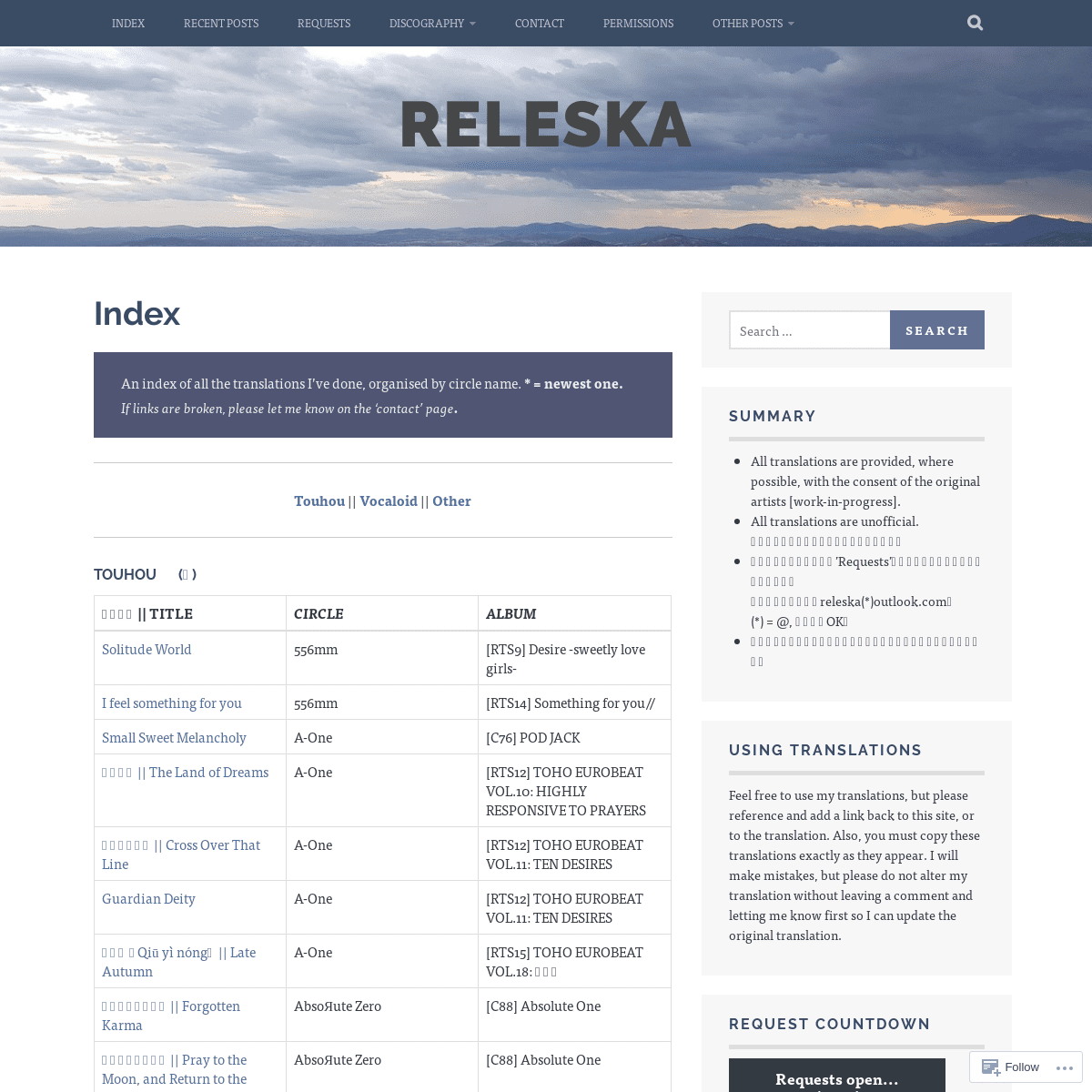 Summer time – Releska