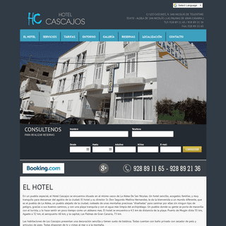A complete backup of hotelcascajos.es