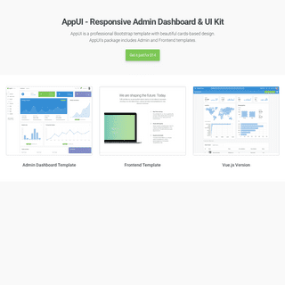 AppUI - Responsive Admin Dashboard & UI Kit