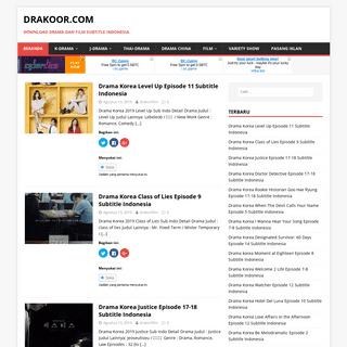 Drakoor.com - Download Drama Dan Film Subtitle Indonesia