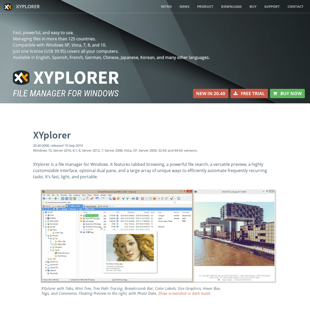 xyplorer file explorer windows 10