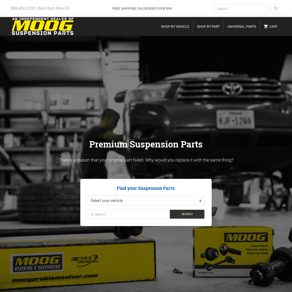 Premium Steering & Suspension Parts | Moog-Suspension-Parts.com