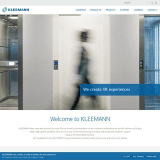 Elevators, Cabins, Custom Solutions, Modernization | KLEEMANN