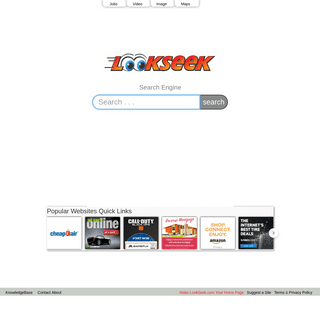 LookSeek.com Search Engine - No Tracking ! - Search Privately - We don't track you - Alternative Search