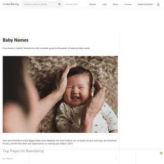 Baby Names - Expert Advice, Popularity, and Meanings | Nameberry