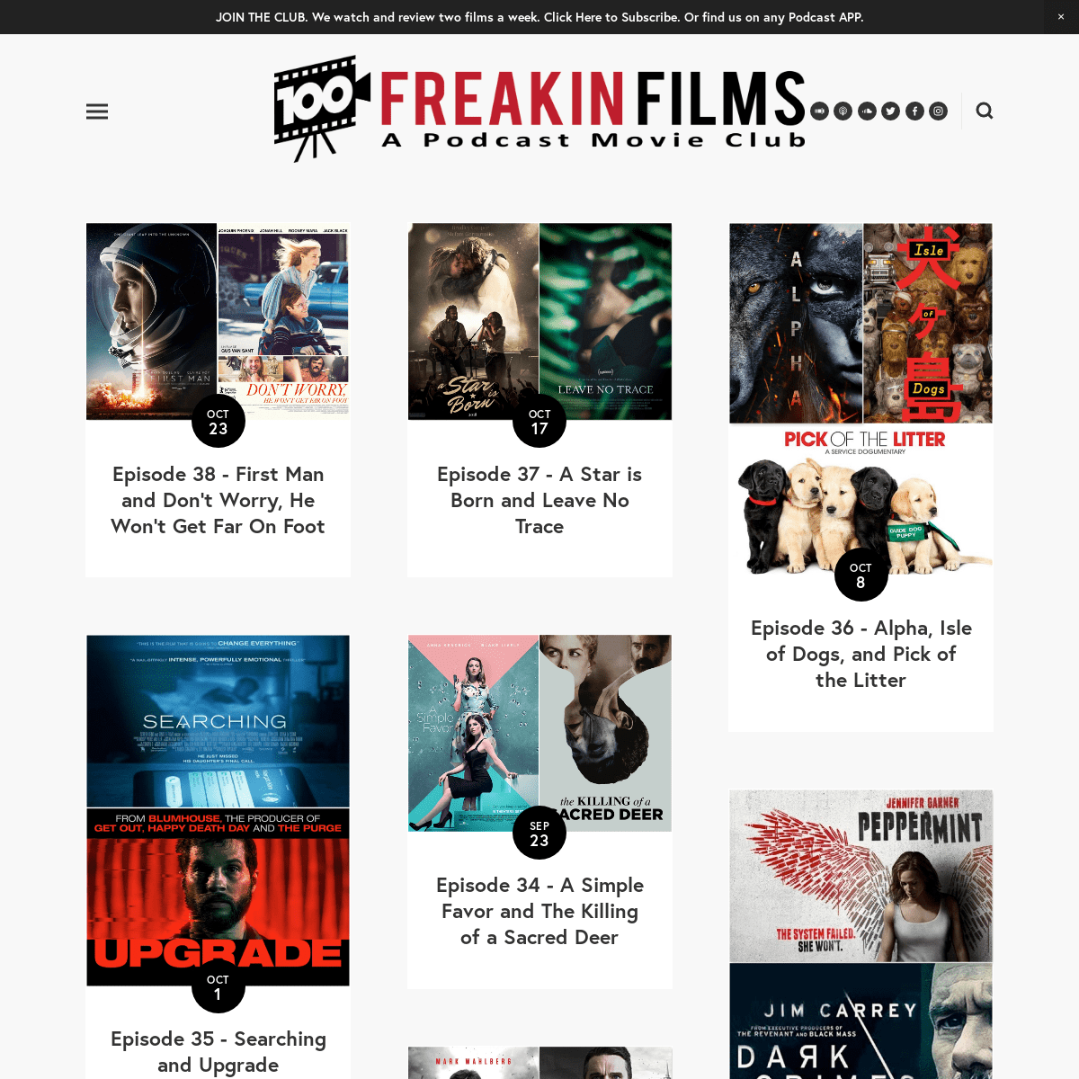 100 Freakin Films