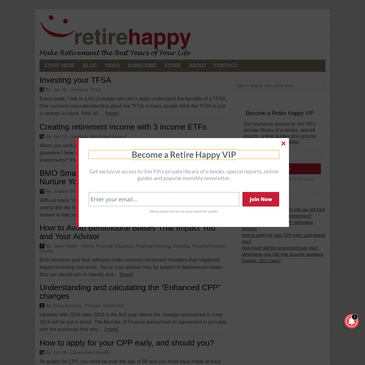 Retire Happy - Make Retirement the Best Years of Your Life