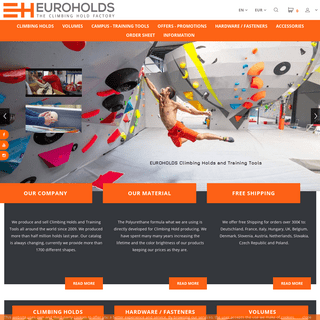 Climbing Holds and Training Tools - EUROHOLDS