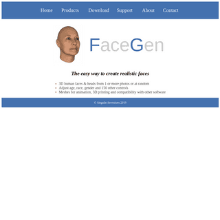 A complete backup of facegen.com