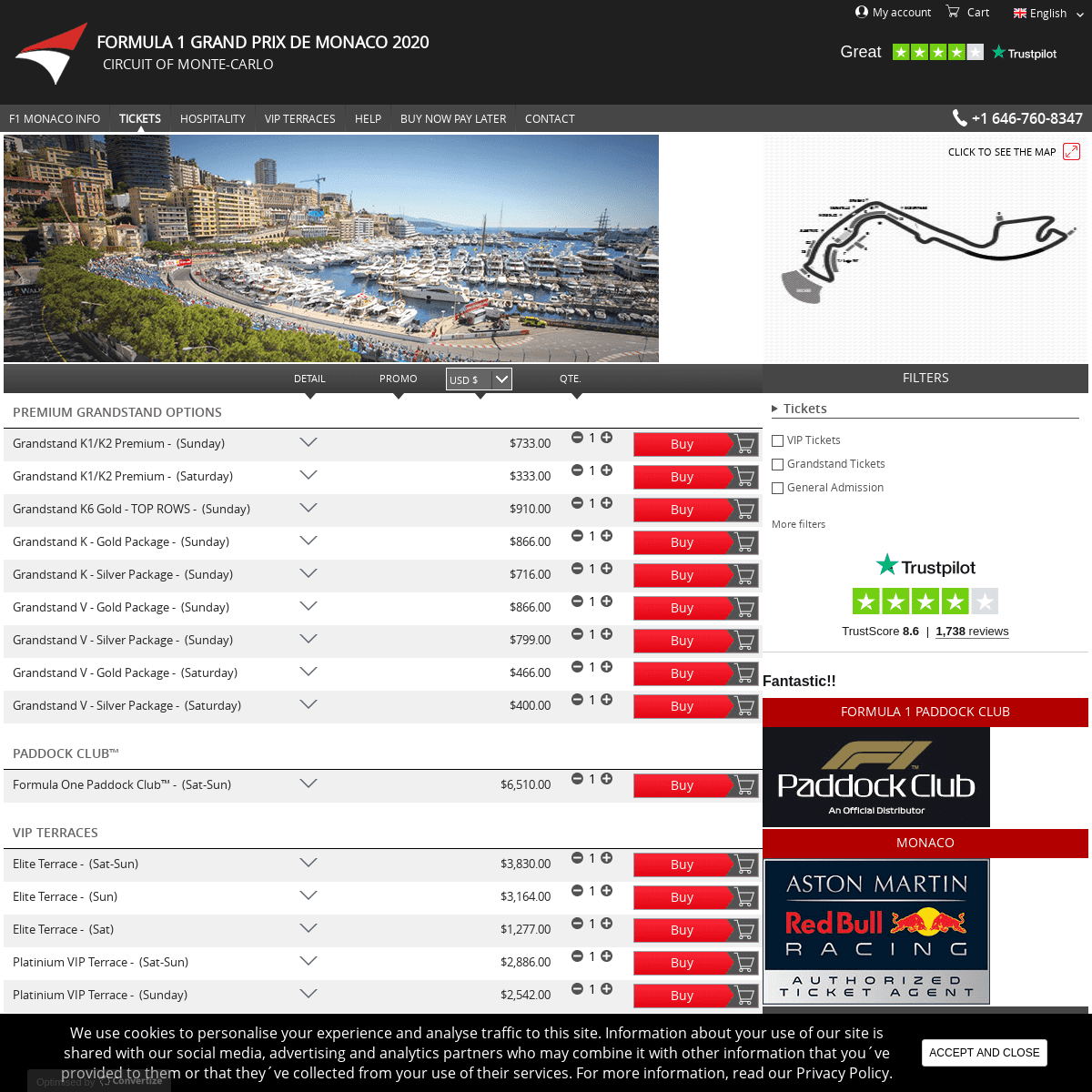 Buy official F1 Monaco tickets and VIP Packages | Gootickets