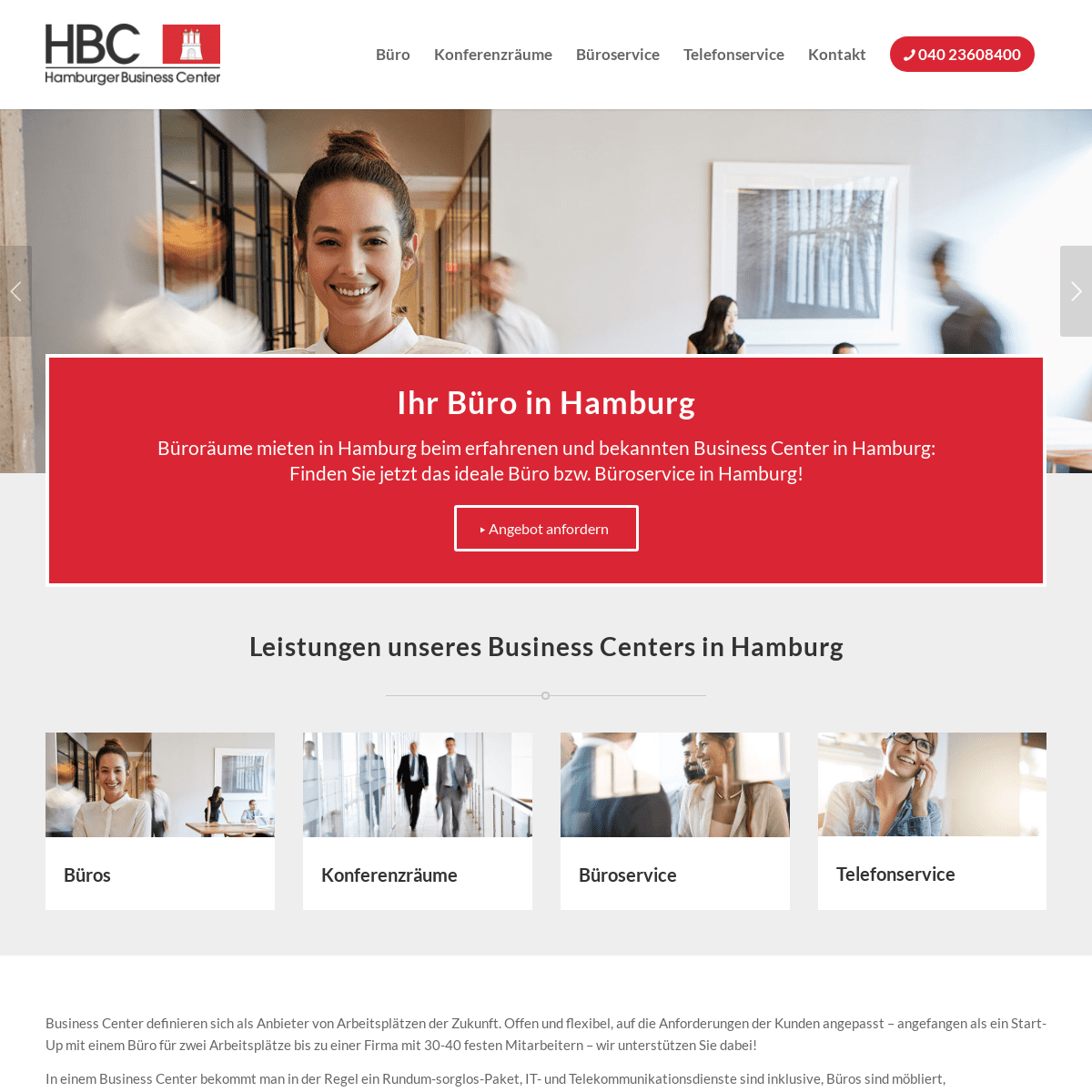 HBC GmbH | Büroräume in Hamburg mieten | Büroservice Hamburg