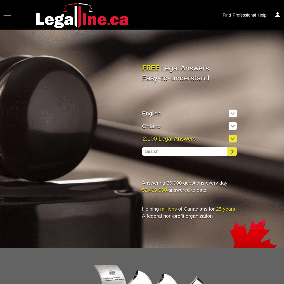 A complete backup of legalline.ca