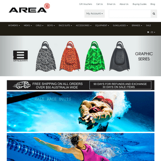 Training & Racing Swimwear Specialists, | Swimming Goggles | Fins | Bags| Swim Caps - Area13.com.au