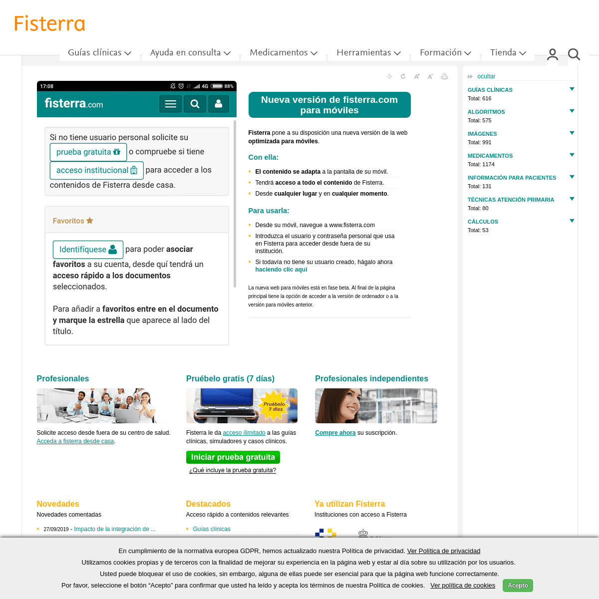 A complete backup of fisterra.com