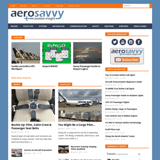 Home - AeroSavvy